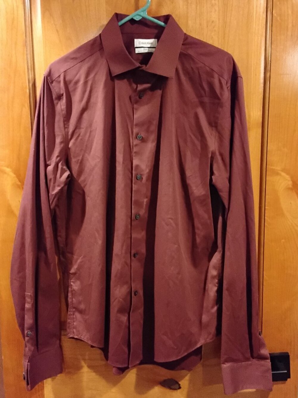 Calvin Klein Men's Dress Shirt Size L #1243